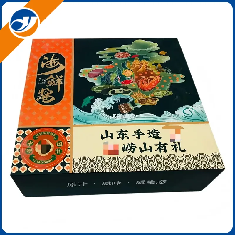 Kotak Pembungkusan Sos Magnet Boleh Dilipat