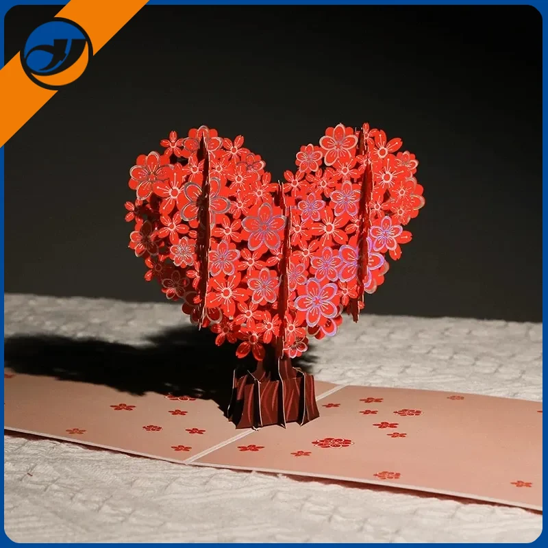 Kad Kertas 3D Valentine